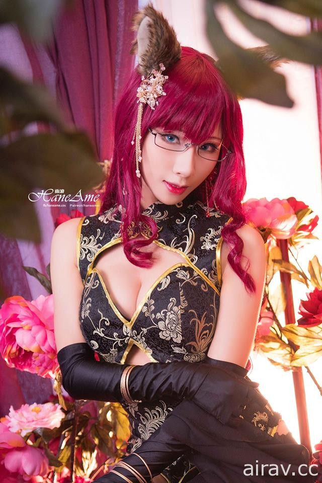 兽耳少女2 旗袍百华 Maki 雨波 cosplay