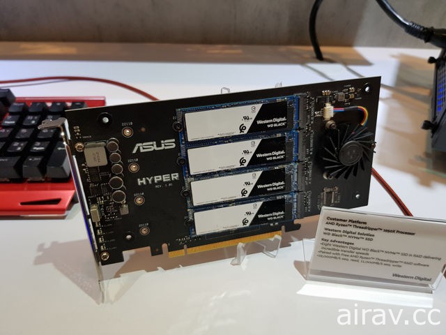 WD 展出高效能电竞 SSD 应用 减少读取延迟提升整体游戏体验