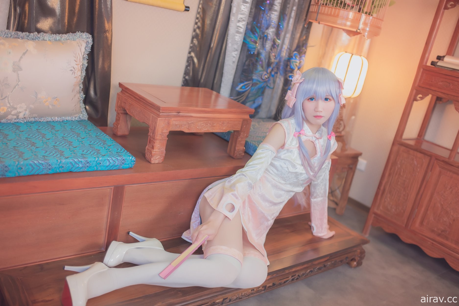 【和泉紗霧】埃罗芒阿老师同人旗袍cos