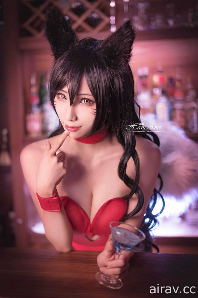 雨波 cosplay LOL 英雄联盟 阿璃 愚子兔女郎