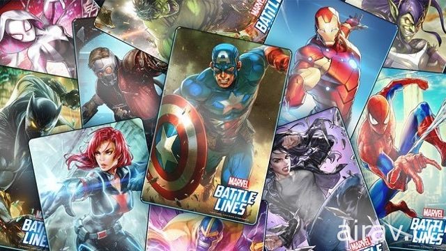 漫威卡牌遊戲《Marvel 戰線》曝光 鋼鐵人、美國隊長等超級英雄參戰！