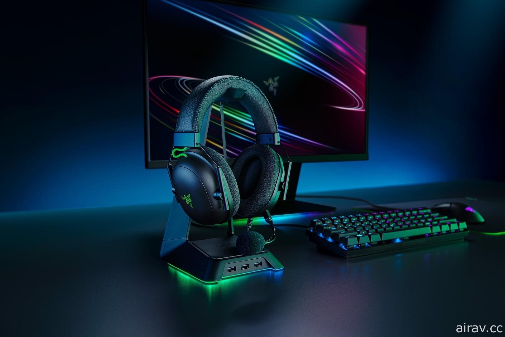 雷蛇推出新電競耳機「THE RAZER BLACKSHARK V2」 搭載 HyperClear 心型指向性麥克風