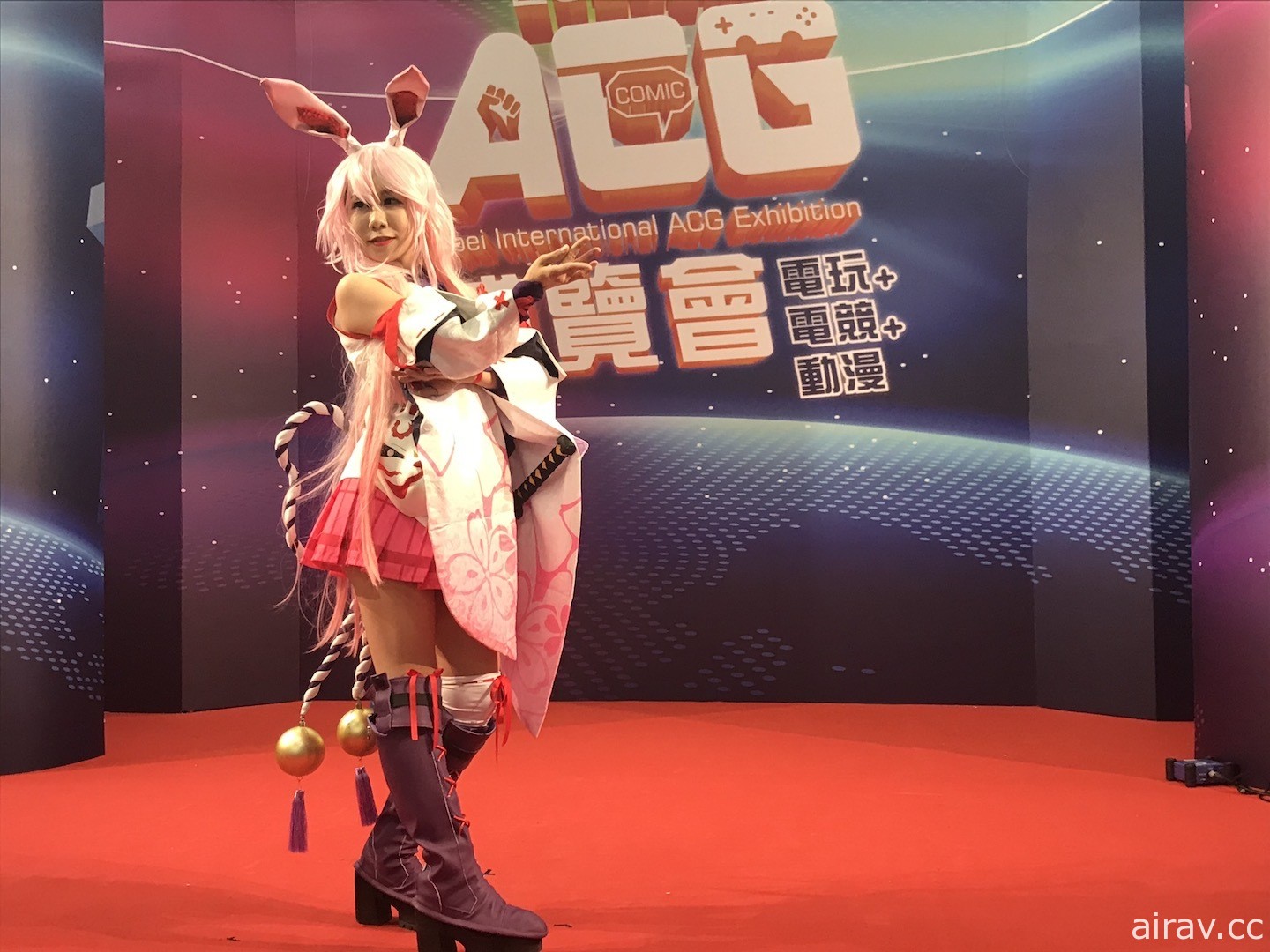 17 電競女神於 ACG 博覽會現場大秀才藝　Cosplay 主播唱跳動漫畫歌曲