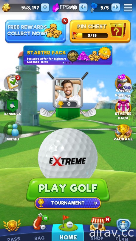 《Extreme Golf》v1.2.0 改版 追加俱樂部及新賽季、球場