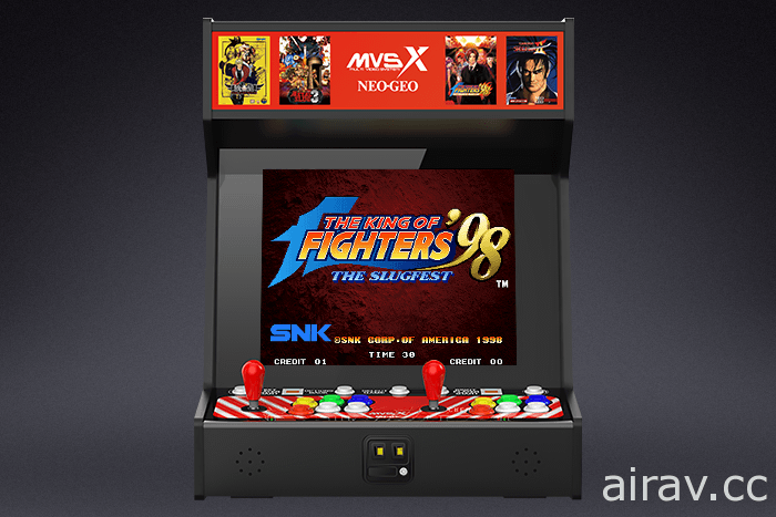 「SNK NEOGEO MVSX」家用電玩機台 11 月上市  收錄 50 款 SNK 經典遊戲