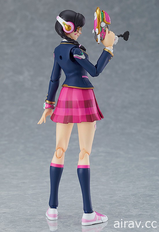 【模型】《斗阵特攻》新款英雄“D.Va”学园造型版 figma 可动模型 搭配手机、零食配件