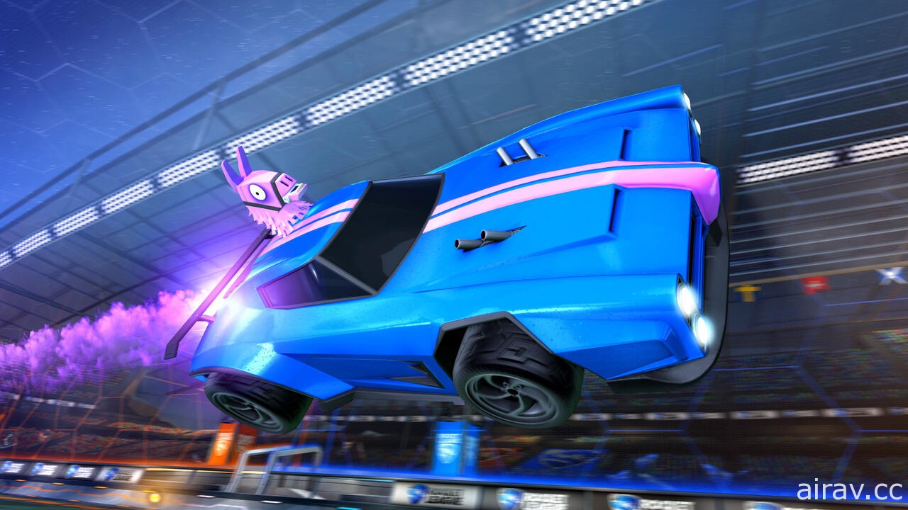 《Rocket League》預告與《要塞英雄》展開限時合作 象徵性巴士、羊駝主題內容登場