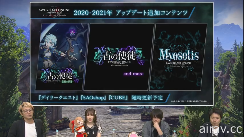 【TGS 20】《刀劍神域 彼岸遊境》宣布推出免費更新「古之使徒」及 DLC「Myosotis」