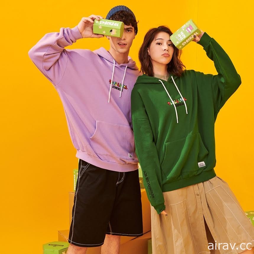 STAYREAL 將自 30 日起推出《蠟筆小新》睡衣及可愛巧克力餅乾包等秋冬聯名系列