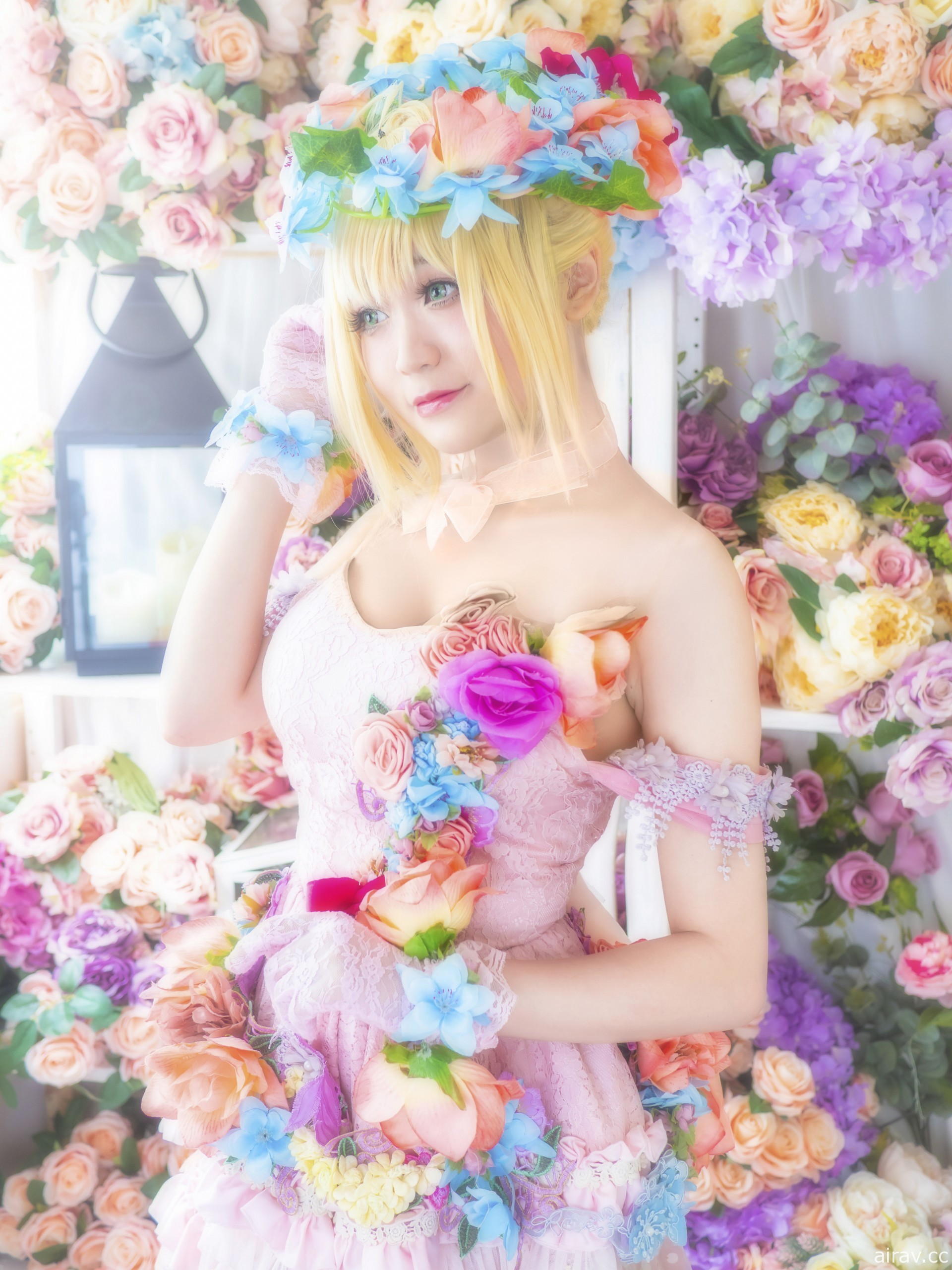 [cos] 尼祿 Fate 可愛花仙粉裙 Fate/Extella 特典 Nero