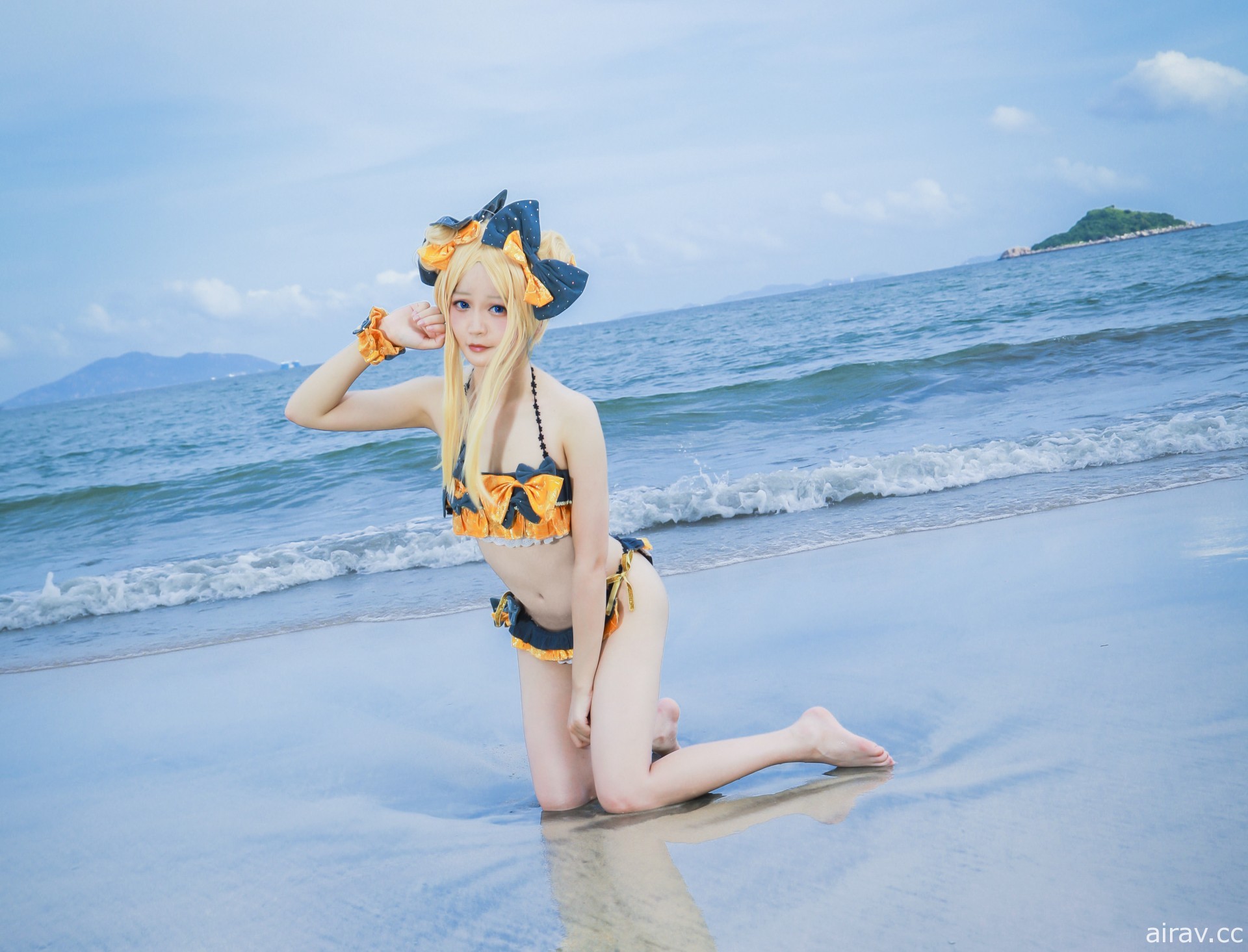 [cos] 阿比 FGO 概念禮裝水著泳裝 可愛蘿莉 Fate 阿比蓋爾