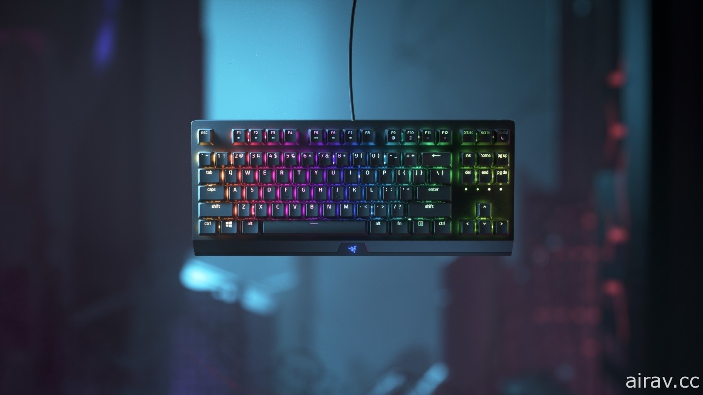 Razer 發表新款機械軸遊戲鍵盤 BlackWidow V3 系列 搭載經改良的按鍵軸等