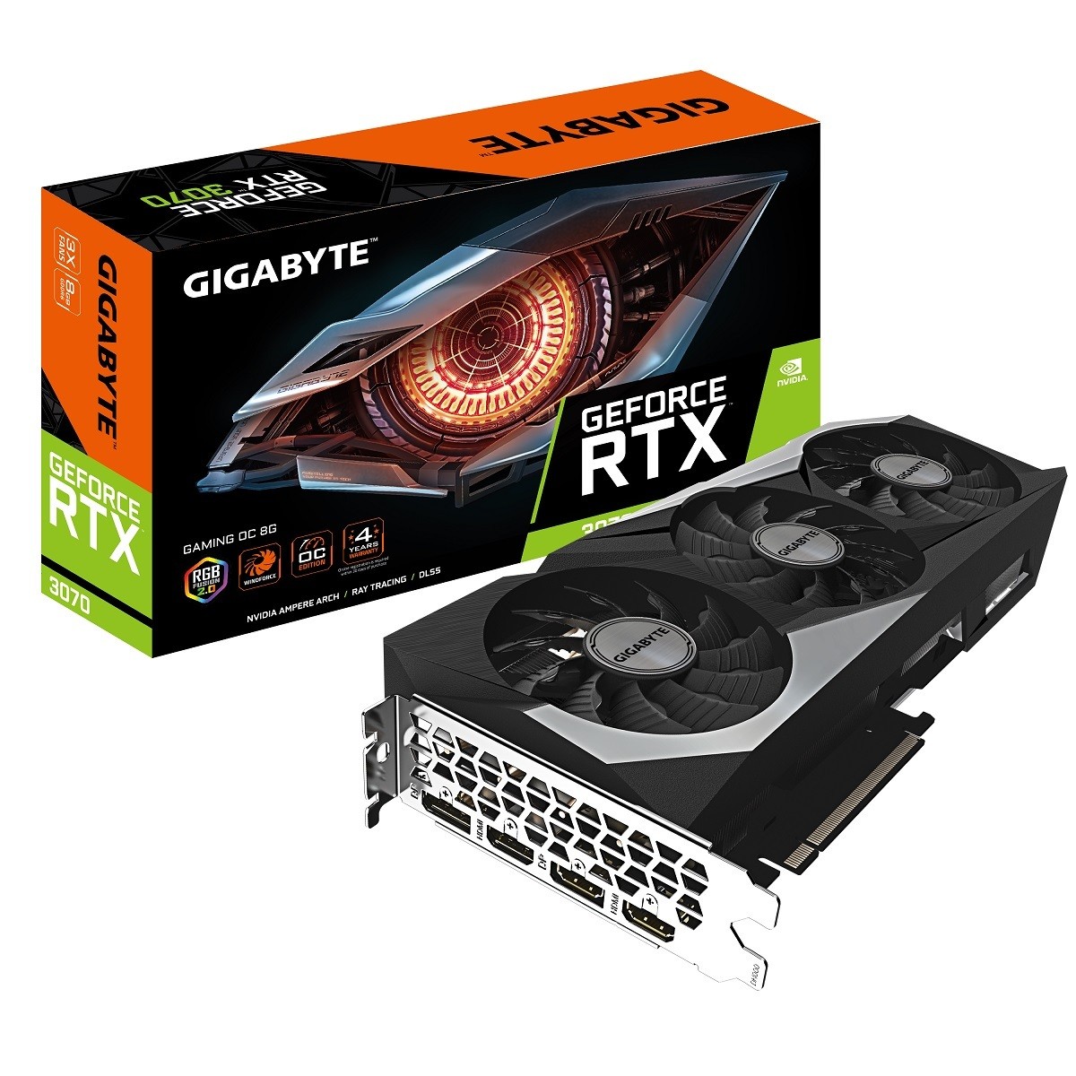 技嘉推出多款 GeForce RTX 3070 系列显示卡 针对各种族群的需求设计