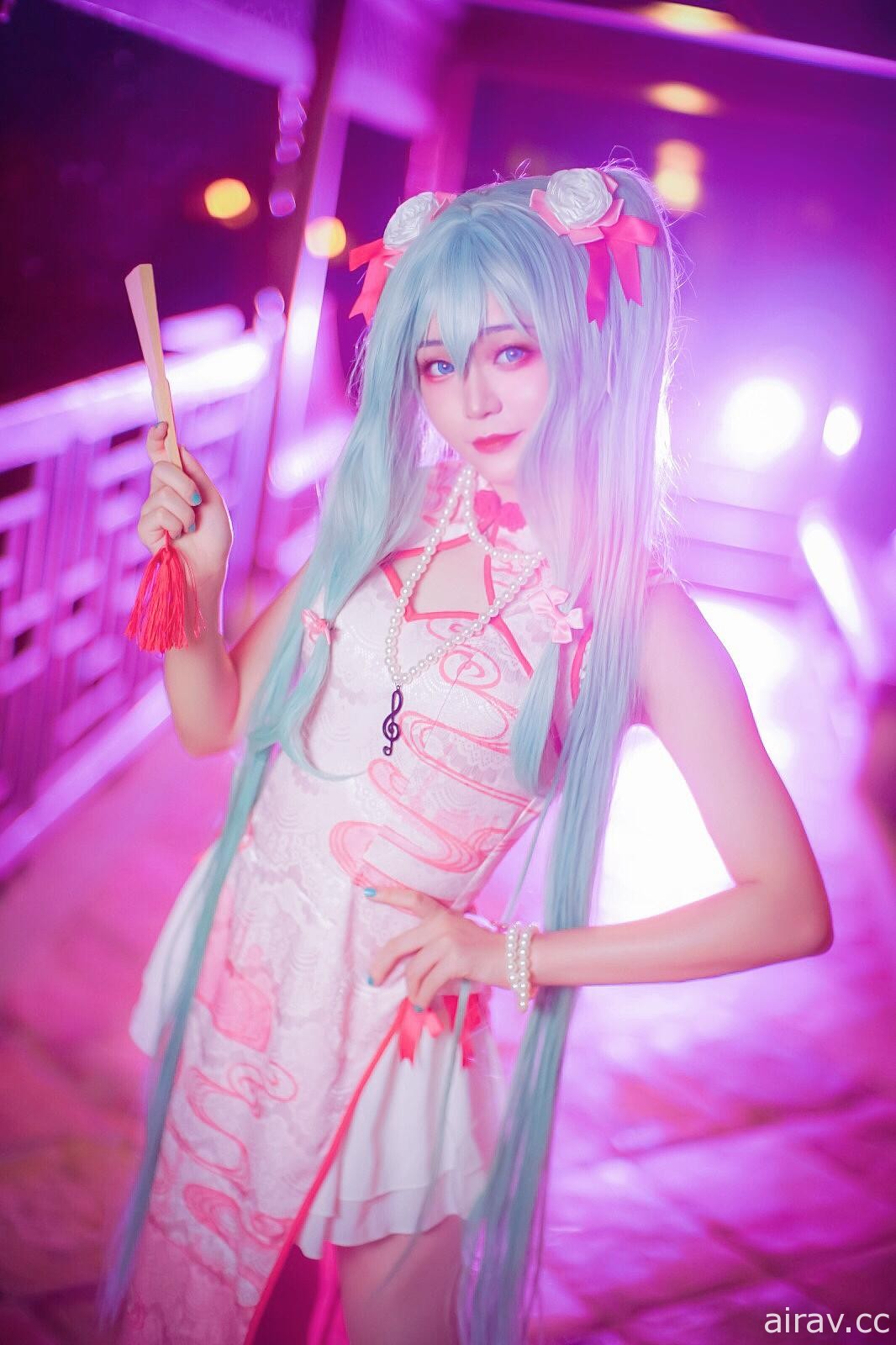 [cos] miku 初音 百乐门歌 旗袍美少女 中秋月圆人团圆 偶像系角色