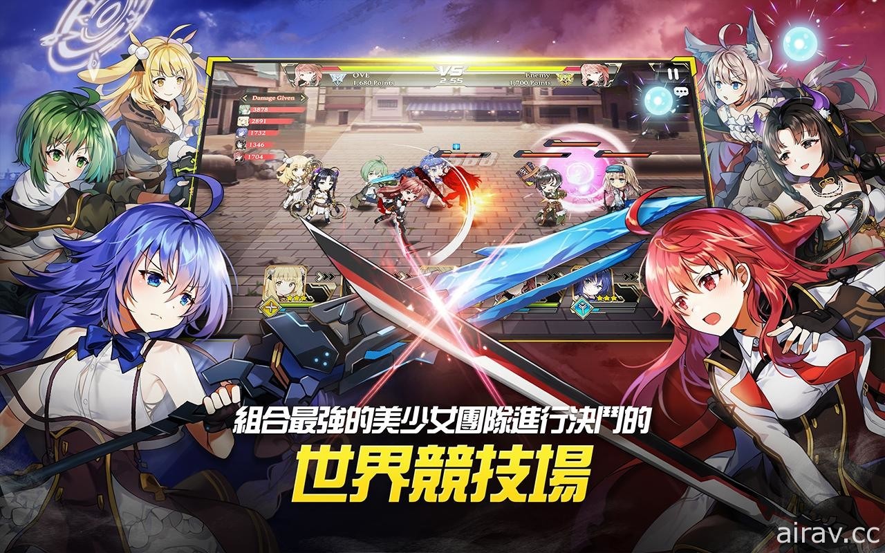 美少女收集型 RPG《女神之吻 : O.V.E》正式推出 帶領異能少女們拯救世界