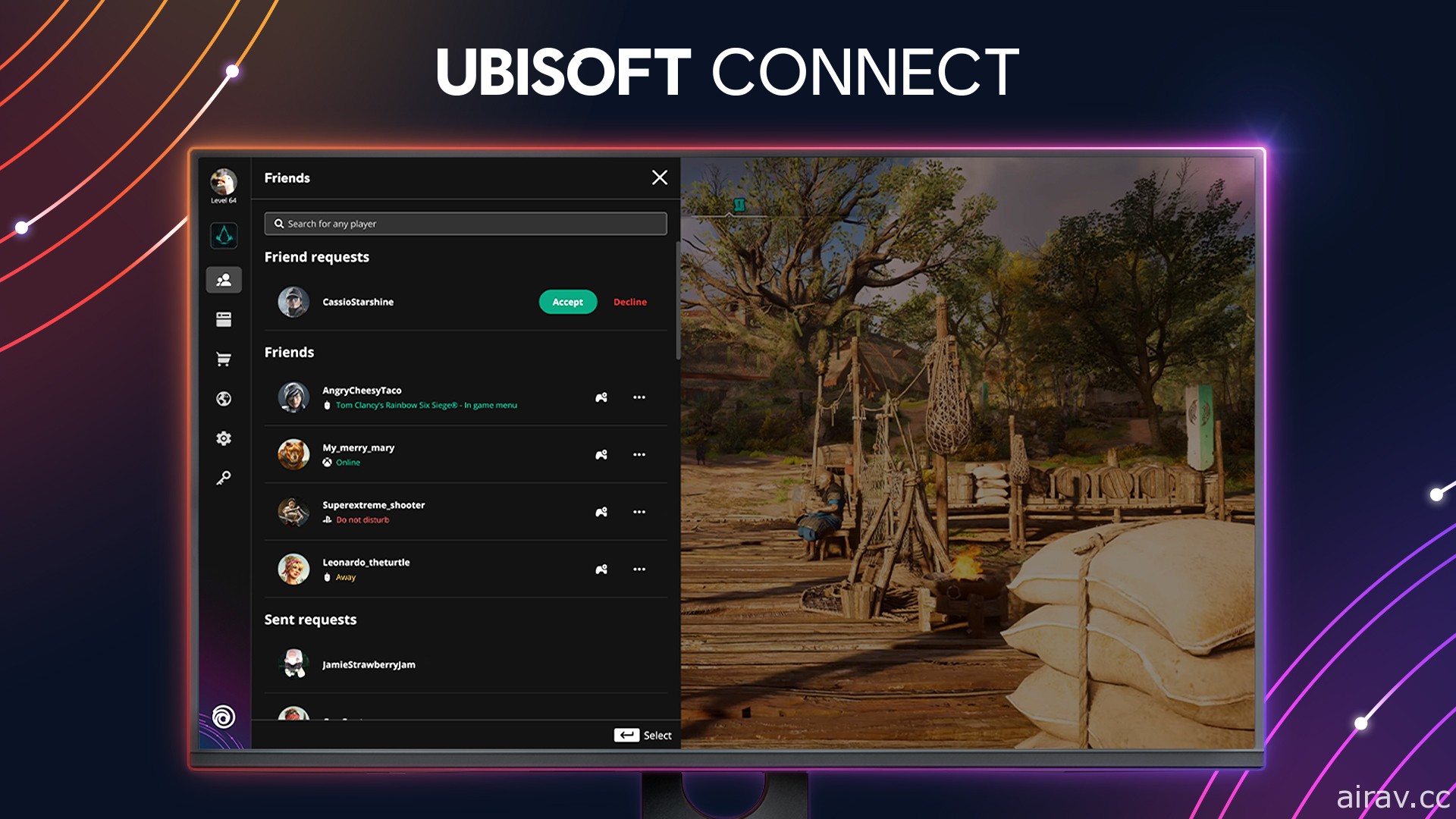 次世代服務「Ubisoft Connect」明日正式推出 提供跨平台遊戲進度同步功能