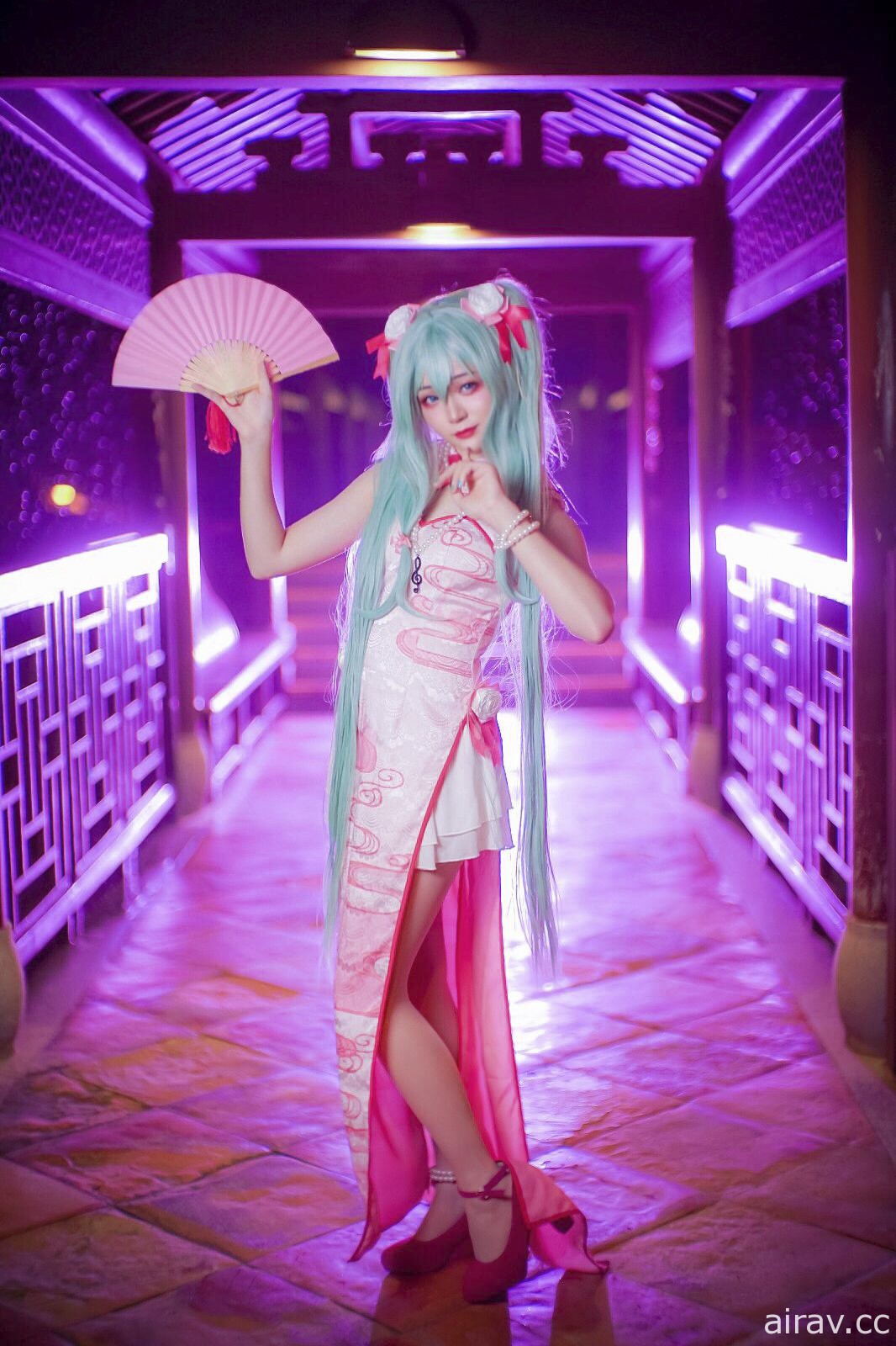 [cos] miku 初音 百乐门歌 旗袍美少女 中秋月圆人团圆 偶像系角色