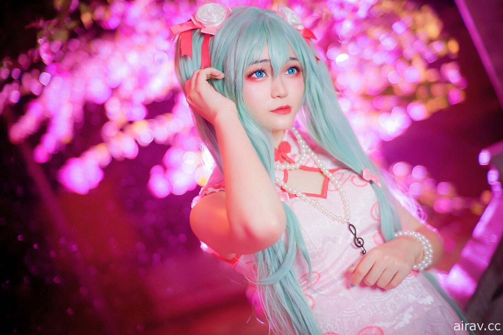 [cos] miku 初音 百樂門歌 旗袍美少女 中秋月圓人團圓 偶像系角色