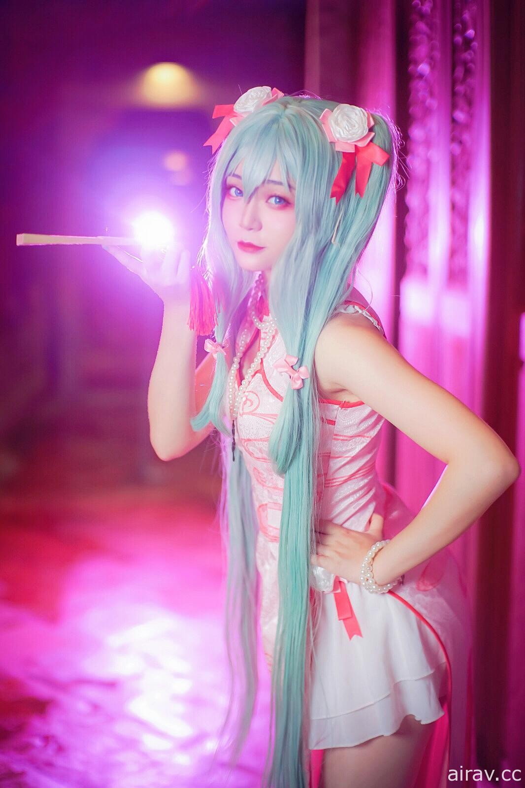 [cos] miku 初音 百樂門歌 旗袍美少女 中秋月圓人團圓 偶像系角色