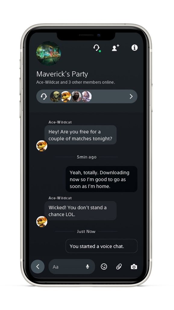 《PlayStation App》全面更新 整合訊息功能並支援 15 人語音聊天等