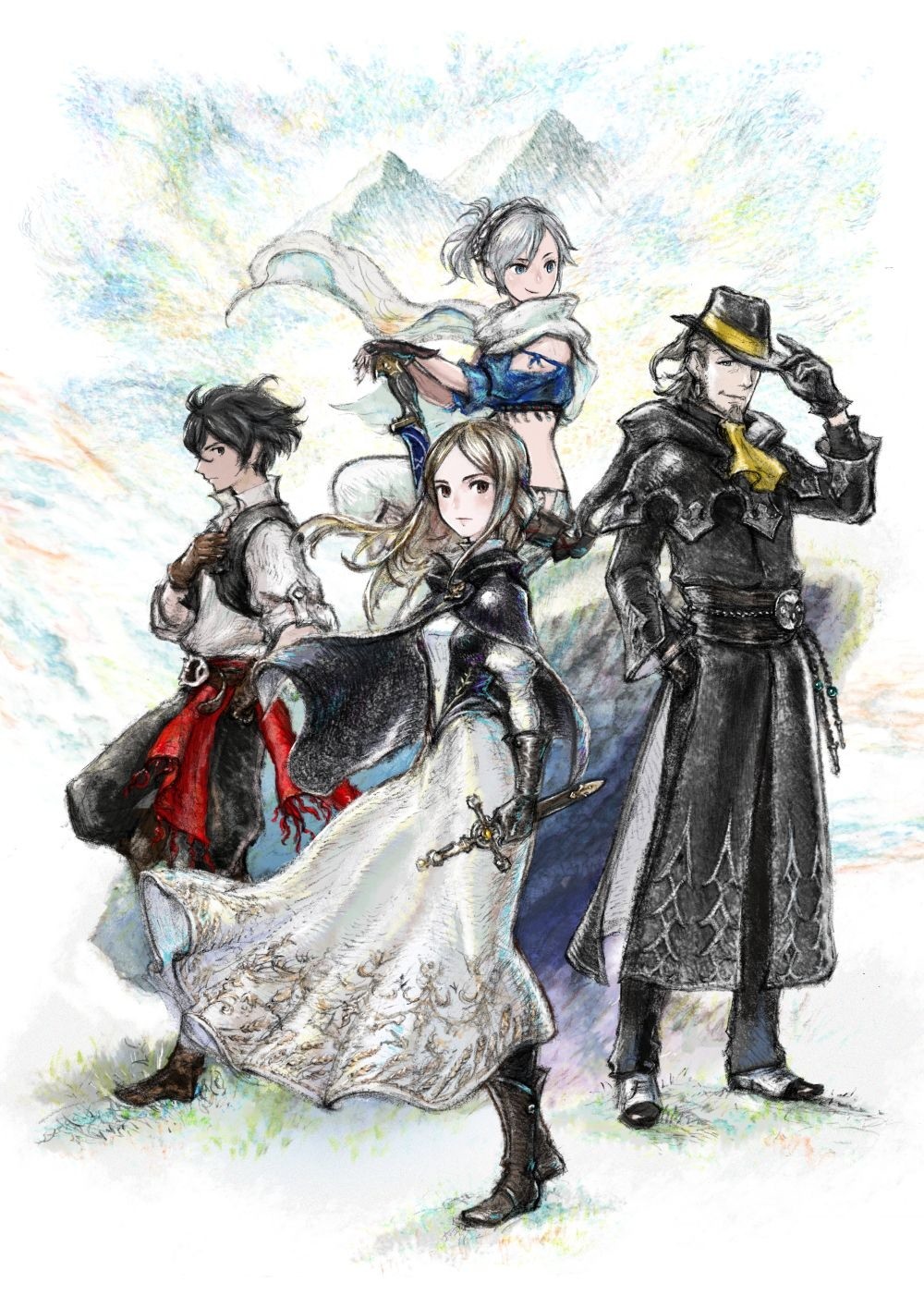 《Bravely Default II》公開主要角色及「春風之國」和戰鬥系統等全新遊戲情報