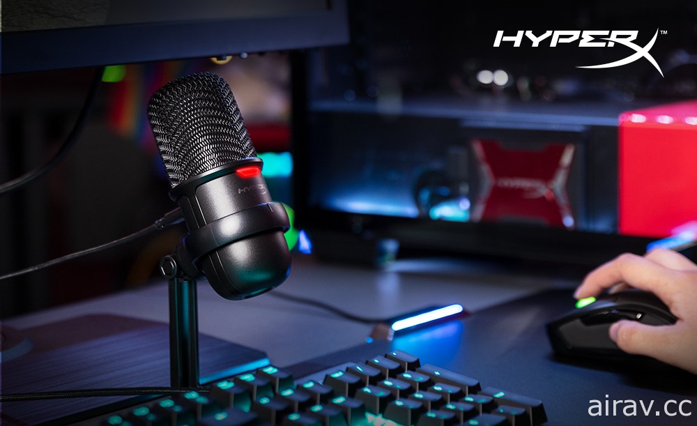 HyperX 推出两款全新麦克风 QuadCast S 和 SoloCast　适合实况主和游戏玩家等族群