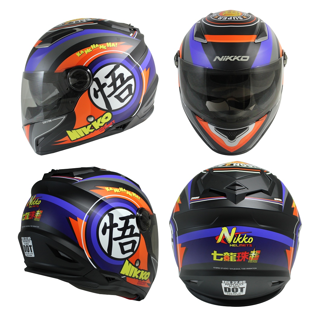 NIKKO HELMETS 與《七龍珠 超》展開合作企劃 推出兩款聯名安全帽