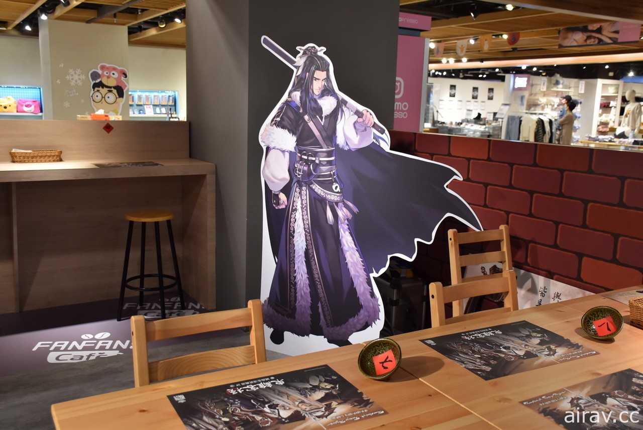 「東離劍遊紀主題餐廳 @ FANFANS CAFÉ」即日起於西門誠品武昌店正式開幕