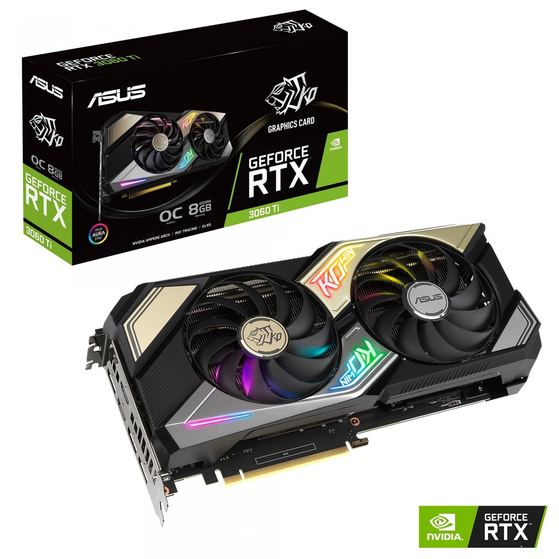 华硕推四款 GeForce RTX 3060 Ti 系列显示卡 新光线追踪与 DLSS 技术提升画面层次感