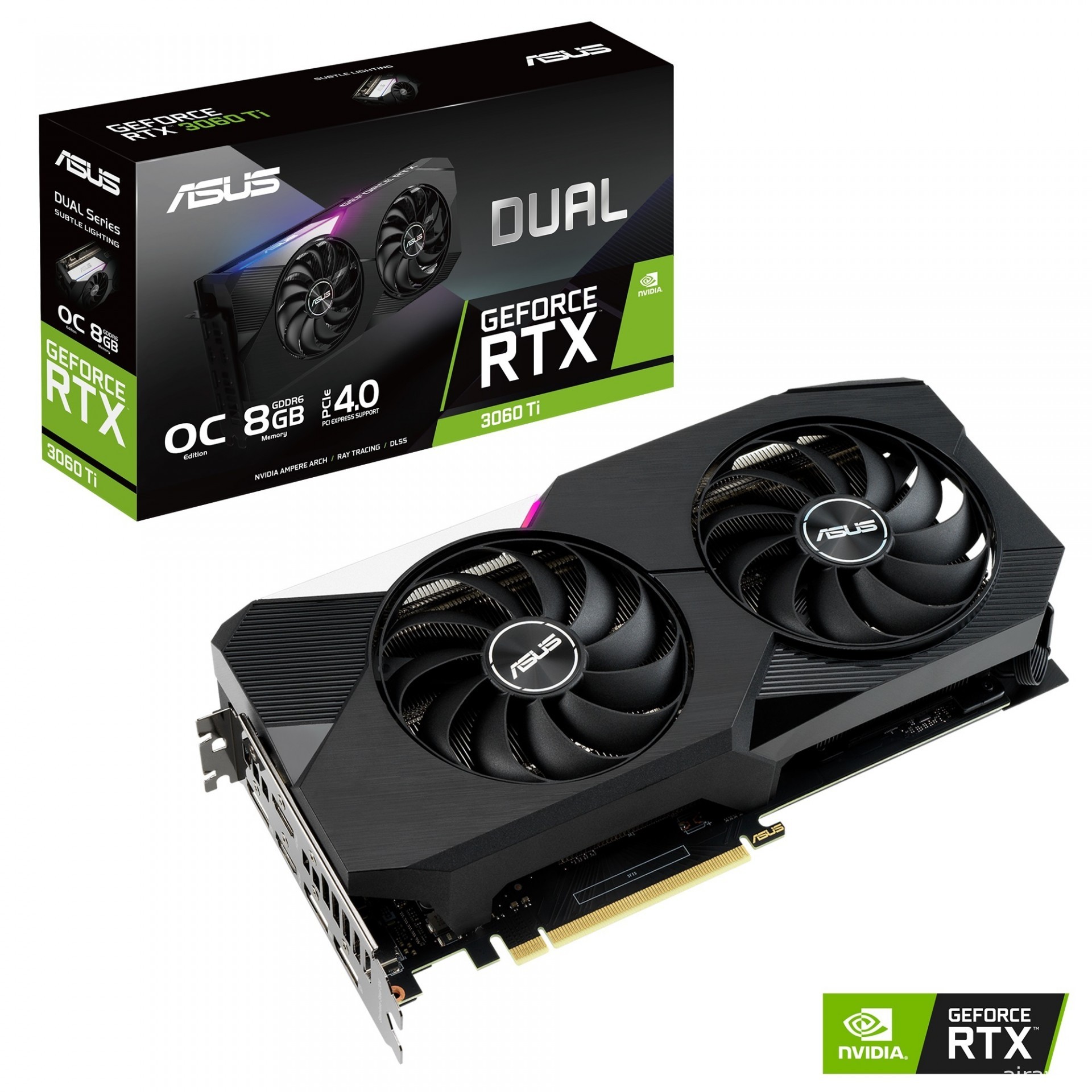 华硕推四款 GeForce RTX 3060 Ti 系列显示卡 新光线追踪与 DLSS 技术提升画面层次感