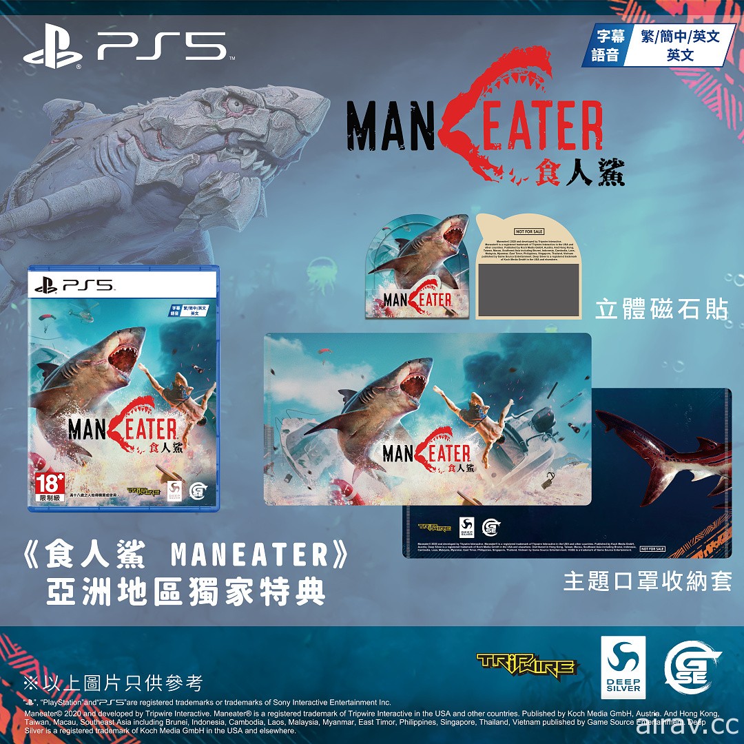 縱橫海洋吞噬一切！《食人鯊 Maneater》PS5 / PS4 亞洲中文版今日發售