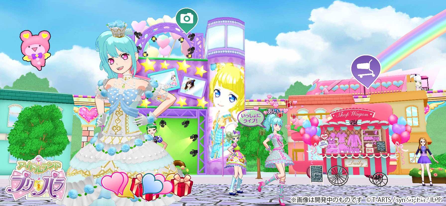 手机游戏《IDOLLAND 星光乐园》明年春季推出 将同时播出与游戏连动新作动画