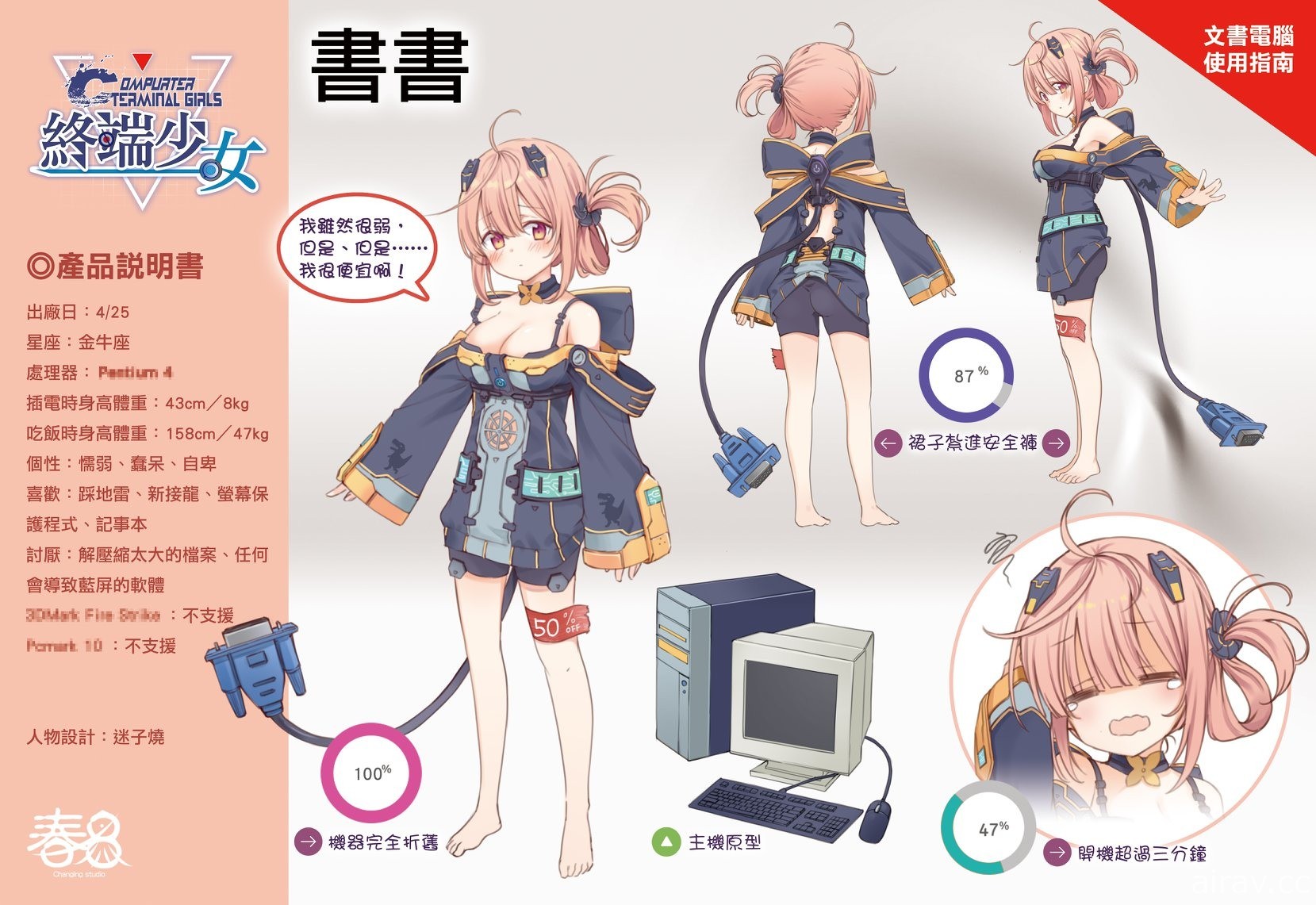 電腦擬人企劃《終端少女》確定製作遊戲 募資計畫今日開跑