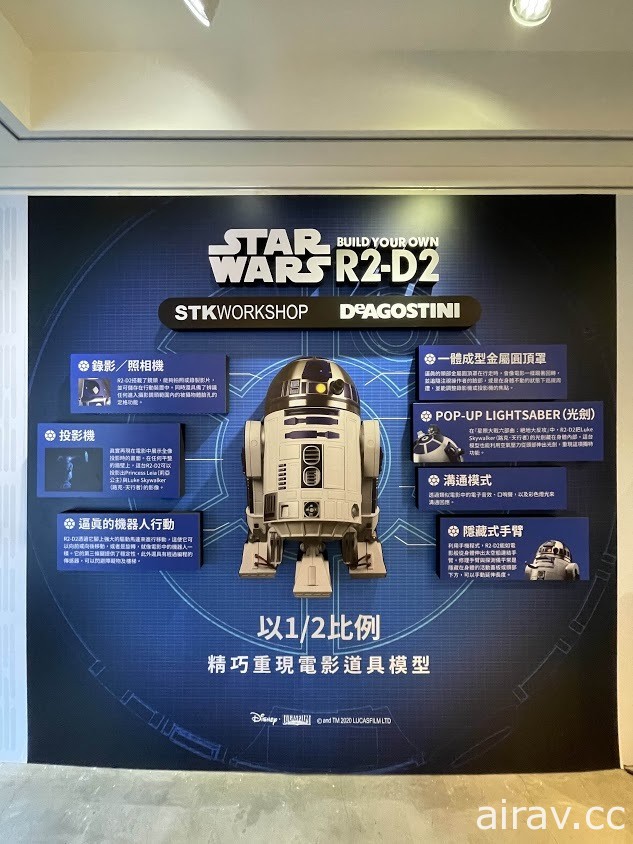 《星際大戰》 「R2-D2」官方復刻品在台推出特展 可體驗近距離互動