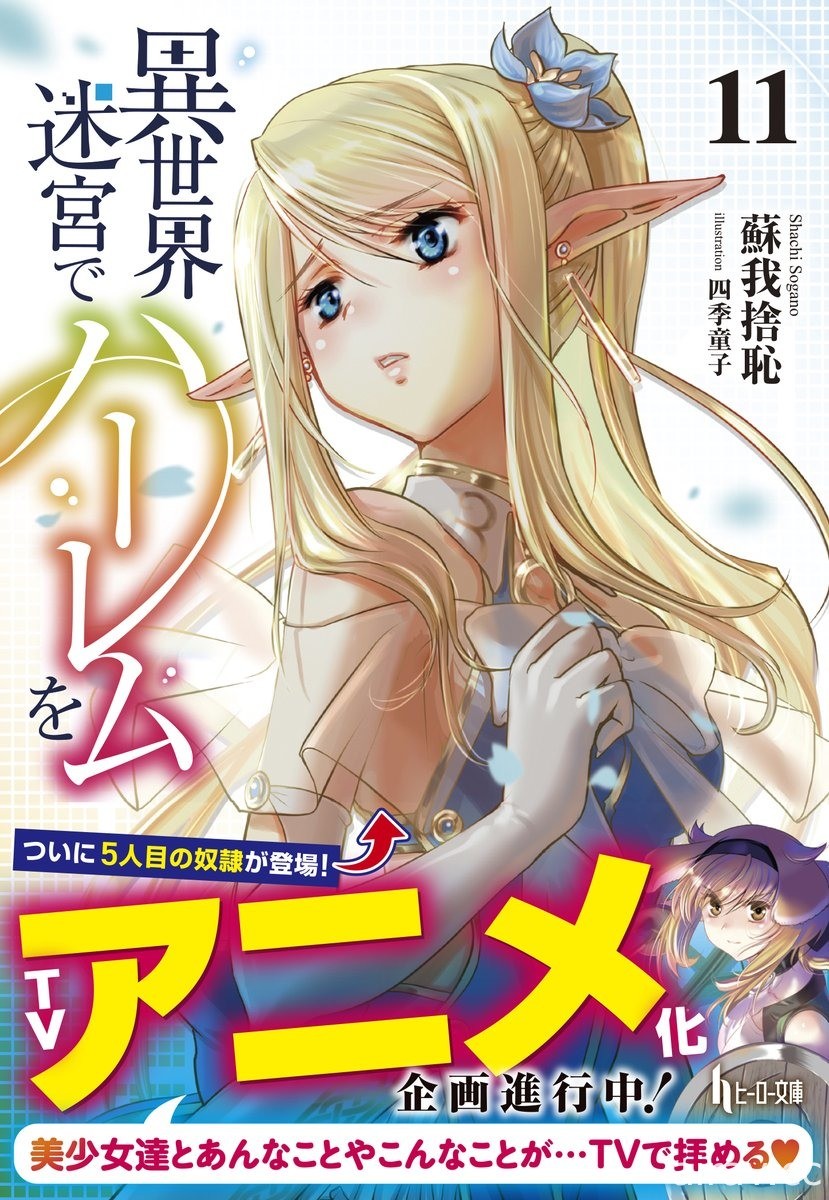 輕小說《異世界迷宮裡的後宮生活》電視動畫化進行中