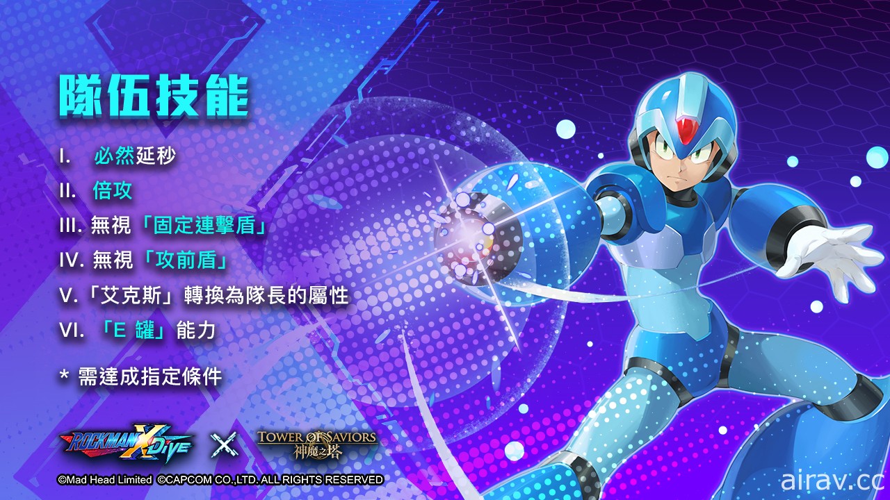 《神魔之塔》x《ROCKMAN X DiVE》「艾克斯」開放異空轉生、「傑洛」搭載變身能力