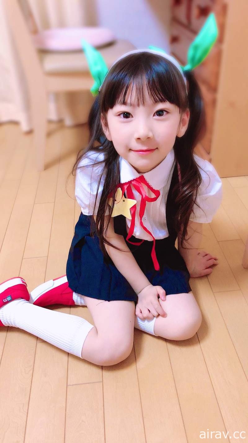 发现《真人版祢豆子》让人想开始保护的九岁小妹妹
