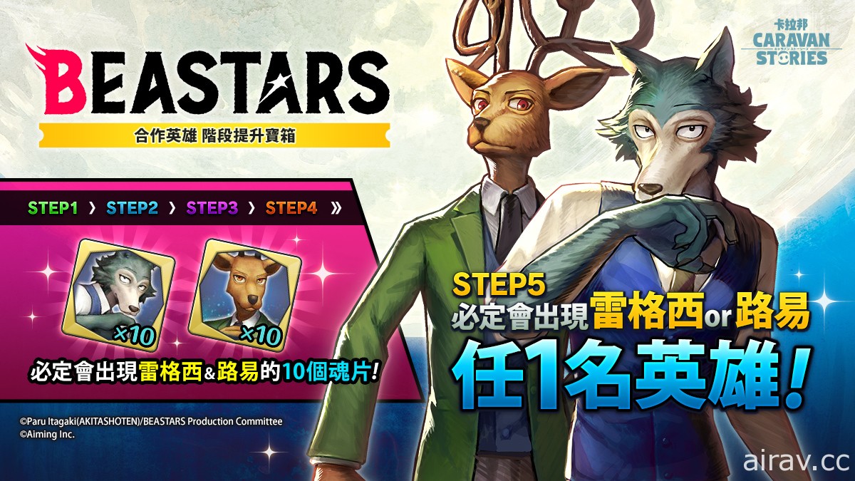 《卡拉邦 CARAVAN STORIES》x《BEASTARS》合作活動限時復刻登場