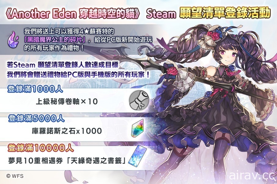 《Another Eden：穿越時空的貓》國際 PC 版春季 Steam 平台上架