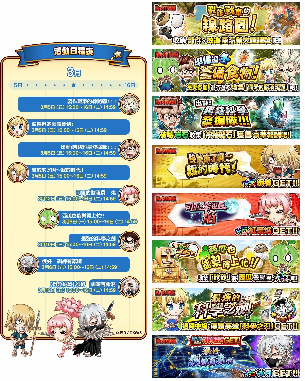 《JUMPUTI HEROES 英雄氣泡》大特集祭・新石紀篇登場 運用科學的力量拯救人類