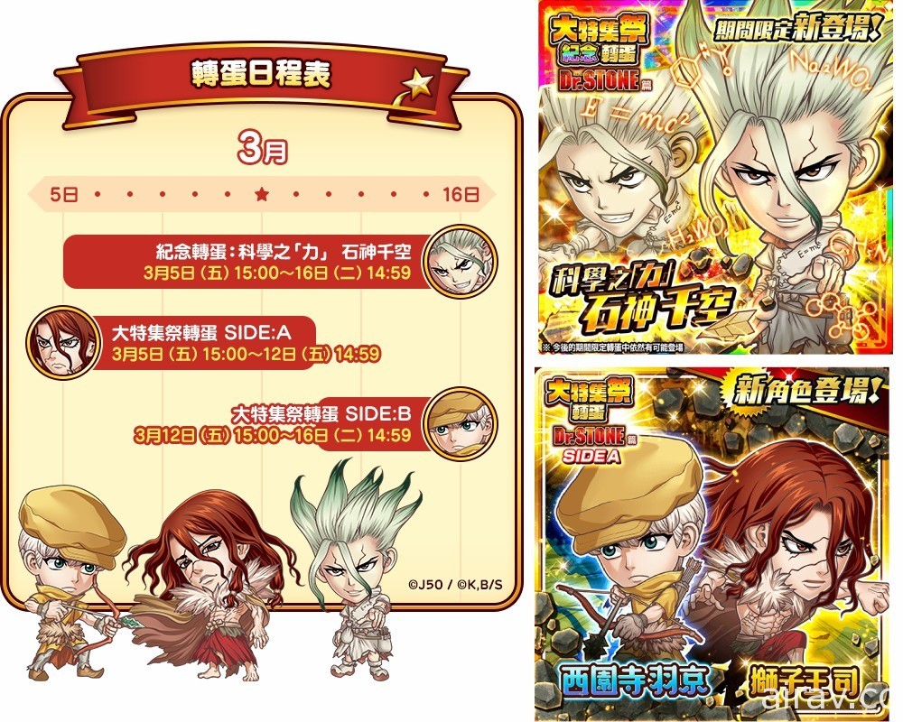 《JUMPUTI HEROES 英雄氣泡》大特集祭・新石紀篇登場 運用科學的力量拯救人類