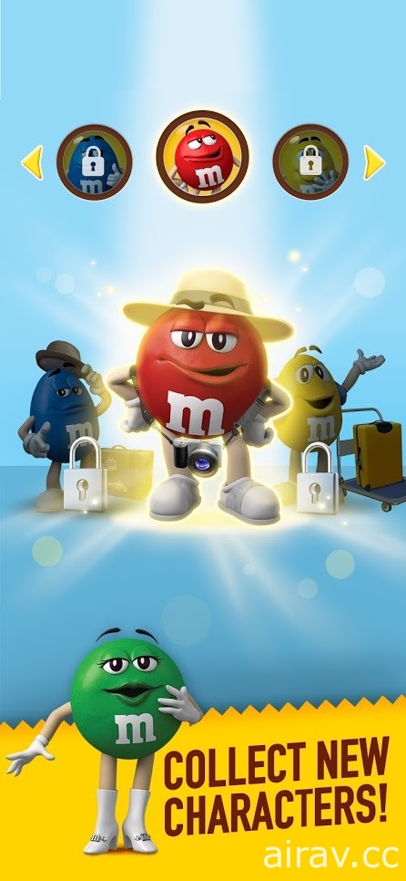 解謎益智遊戲《M&amp;M 巧克力大冒險》推出 Android 版本 在繽紛 M&amp;M 世界中盡情挑戰