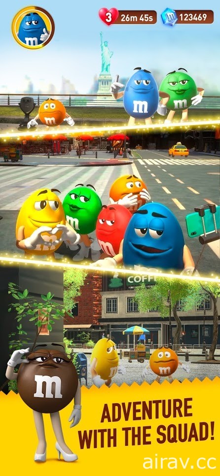 解謎益智遊戲《M&amp;M 巧克力大冒險》推出 Android 版本 在繽紛 M&amp;M 世界中盡情挑戰