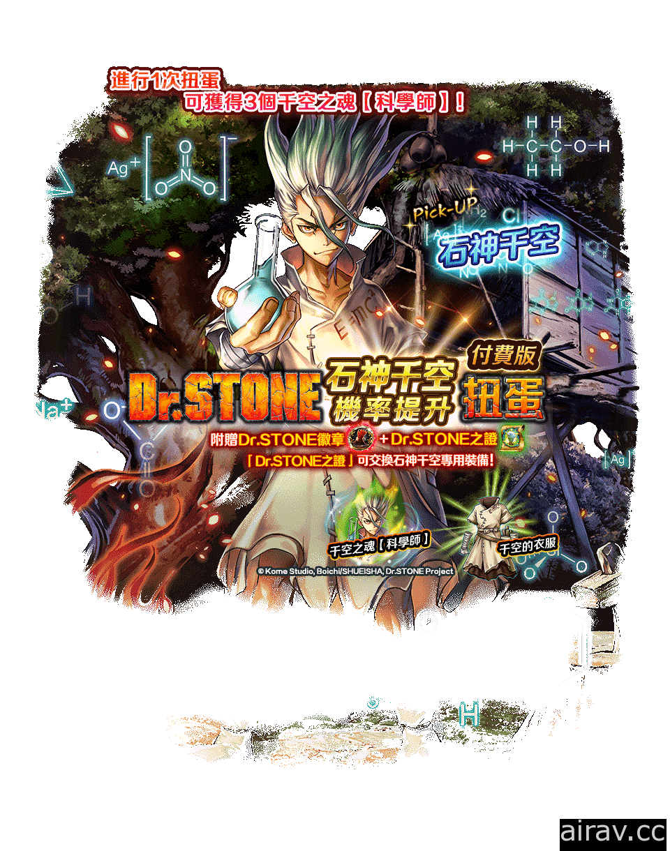 《最後的克勞迪亞》x《Dr. STONE》聯動合作開跑 專屬系列活動搶先看