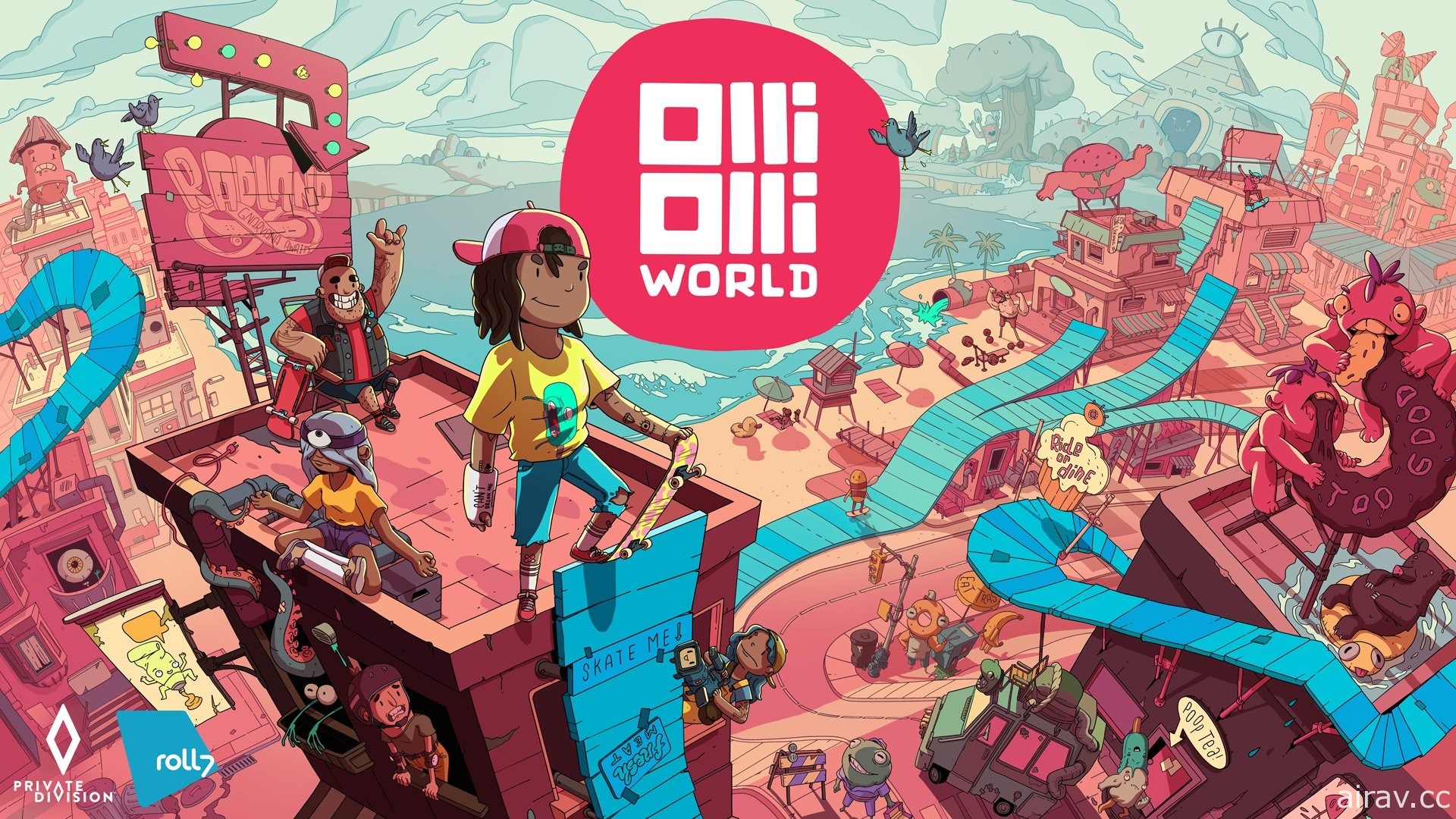 滑板动作游戏《OlliOlli》系列新作《欧利欧利世界》预计今年冬季问世