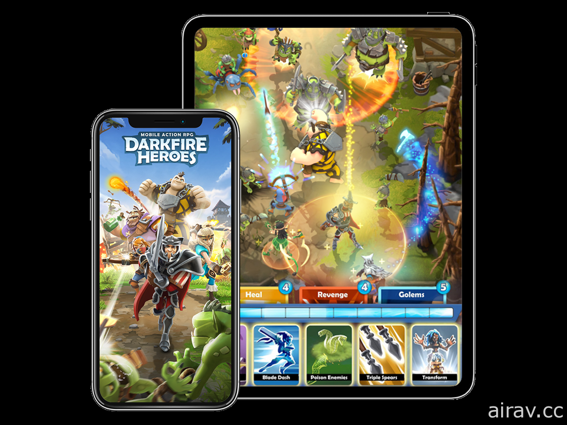 《愤怒鸟》开发商新作《暗炎英雄 Darkfire Heroes》开放预先注册 收集英雄打造强大队伍