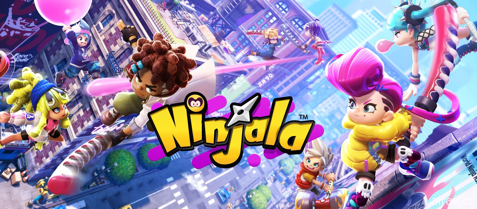 《Ninjala 泡泡糖忍战》x《魔物猎人 崛起》游戏内联名活动展开