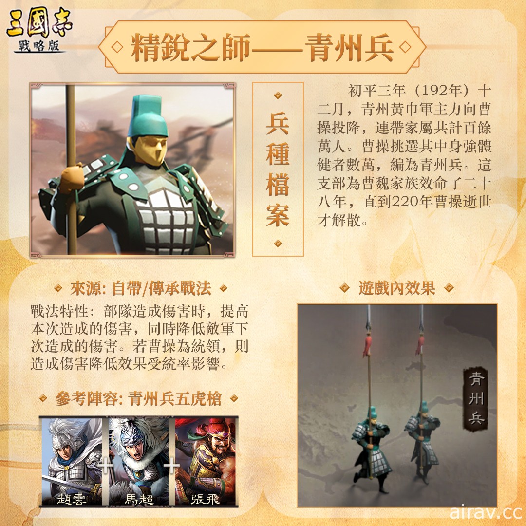 《三國志．戰略版》全新第三季賽季即將登場 四大兵種搶先曝光