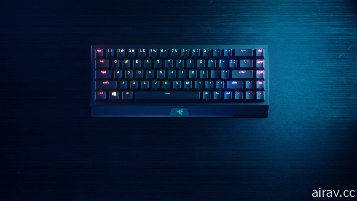 Razer 推出 BlackWidow V3 Mini HyperSpeed 鍵盤 大小僅全尺寸鍵盤的 65%