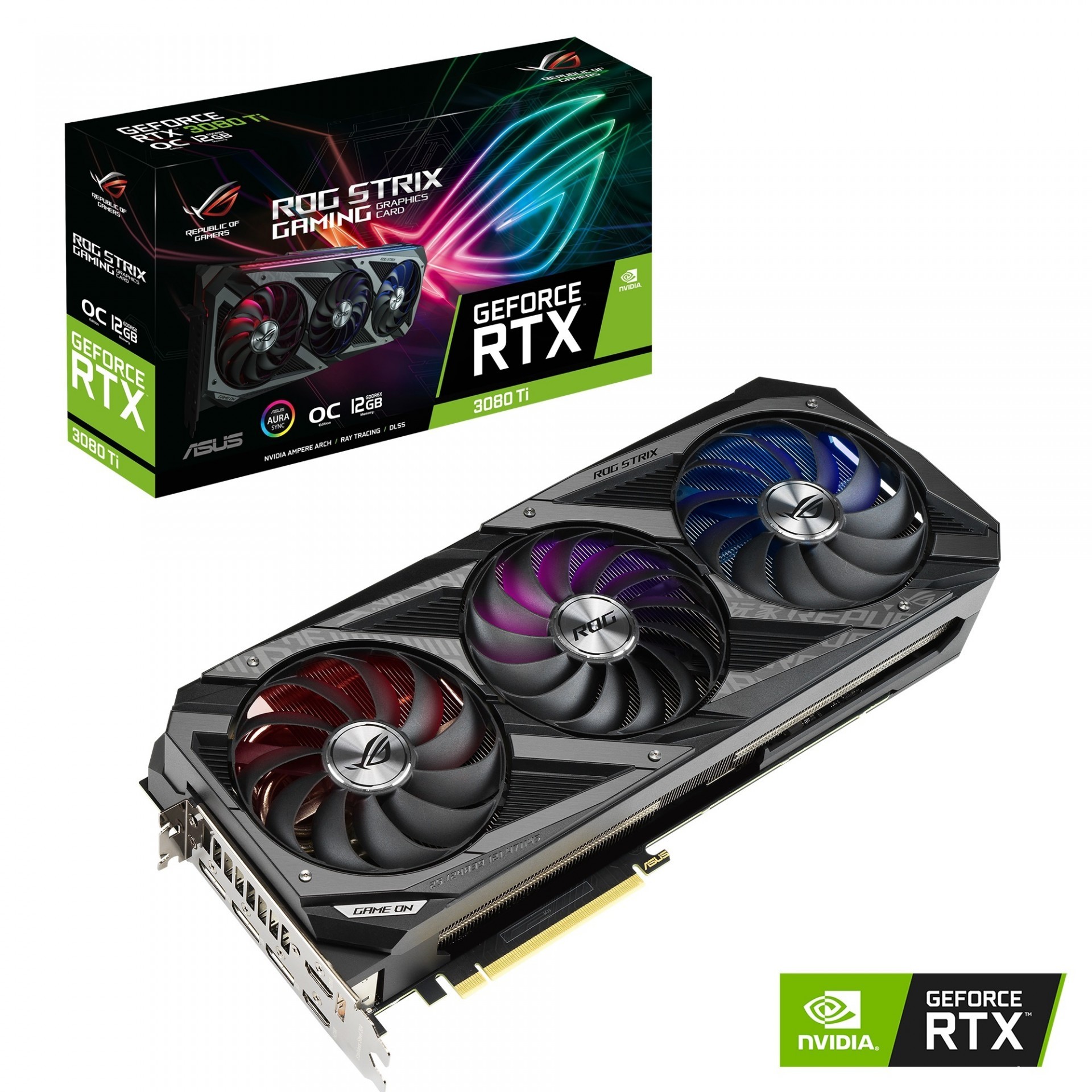 華碩公開多款搭載 GeForce RTX 3080 Ti／RTX 3070 Ti 系列顯示卡